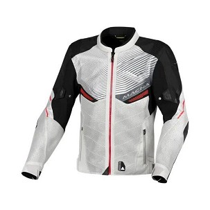 MACNA RASPRODAJA JAKNA FOXTER MOTORCYCLE JACKET LIGHT GREY/BLACK BOJA SVETLA SIVA/CRNA VELIČINA L