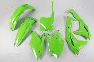 UFO KOMPLET PLASTIKE KAWASAKI KXF 250 '17 BOJA ZELENA (KA224E026)