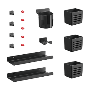 BIKETEC SET DRŽAČA TYP 1 ZA ORGANIZERA NA BIURKO WARKOM.ATOWE BOJA CRNA
