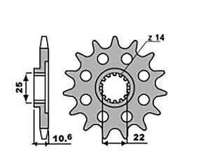 GROSSKOPF RASPRODAJA LANČANIK PREDNJA MV AUGUSTA 910/920/989/990/1000