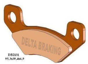 DELTA BRAKING PLOČICE KOČIONE KH398 CAN-AM DS 450 '08-'14 ZADNJI - ZAMENJUJU DB2131MX-D I DB2131QD-D