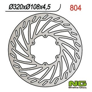 NG DISK KOČIONI PREDNJI GAS GAS SM 125 (01-07), 250/450 (01-05), 450/515 (08) (320X108X4,5) TURBINE