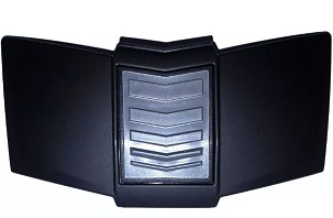 CABERG DELOVI GORNJI ULAZ VAZDUHA ZA KACIGU MODUS/SINTESI/HYPER X BOJA CRNA MAT