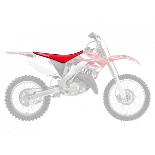 BLACKBIRD SEDIŠTE KOMPLETNE HONDA CR 125/250 '02-'07; CRF 450R '02-'04 STANDARD DOUBLE GRIP 3 BOJA CRVENA