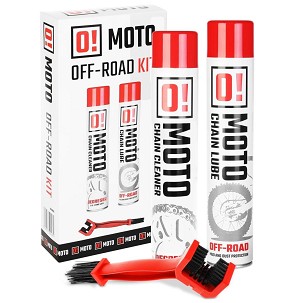 OMOTO OFF ROAD CHAIN CARE AND PROTECTION SET ZA ČIŠĆENJE I SMAROWANIA LANCA 2+1 SET SA ČETKICOM (2 X 750ML) (O!MOTO) (OLE-020)