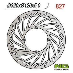 NG DISK KOČIONI PREDNJI HUSQVARNA SMR 570 (00-03) (320X120X5) OVERSIZE