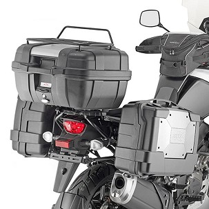 KAPPA NOSAČ BOČNIH KOFERA MONOKEY SUZUKI V-Strom 1050 XT/DE/SE '20-'25, - TAKOĐE ZA KOFERE MONOKEY KMS K'MISSION ALU - ZAMENJUJE KLO3117MK - sitne ogrebotine na montažnim držačima