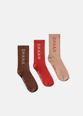 DIVERSE NOVI TOWAR EXTREME TEAM - DAKAR RALLY ČARAPE DKR ATHLAN 3P 256 BOJA BEŽ/CRVENA VELIČINA 39-42