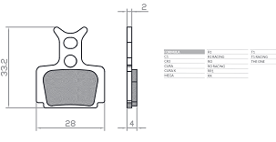 BRENTA BIKE PLOČICE KOČIONE BICIKLISTIČKE SINTER SPIEKANE METALICZNE MTB / SZOSA / ELEKTRIČNI ZA FORMULA CURA, RO RACING, T1 RACING, R1 RACING, R1, C1, CR3, T1, RO, MEGA, THE ONE, RX, RR1 (PROMOCIJA)