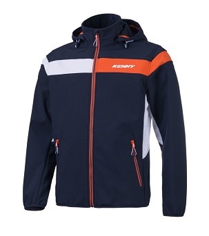 KENNY RACING KIŠNA JAKNA SOFTSHELL MODEL RACING BOJA PLAVA/BELA/NARANDŽASTA VELIČINA M