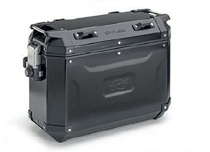KAPPA KOFER BOČNI 37L MONOKEY CAM SIDE KVG37B K'VOYAGER ALUMINIJUMSKI DESNI BOJA CRNA ANODIRANI BLACK LINE