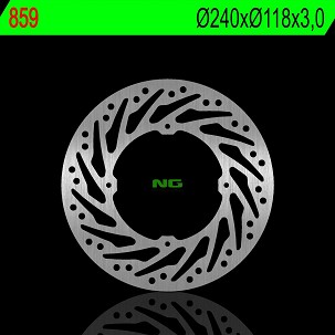 NG DISK KOČIONI PREDNJI HONDA CR 125/250 92-94, XR 250/600/650 91-11 (240X118X3,0MM) (4X6,5MM)