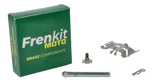 FRENKIT MOTO 2026/05 KOMPLET PLOČICA ZA FIKSIRANJE, KLINOVA I OSIGURAČA KOČIONE ČELJUSTI TOKICO PREDNJA KAWASAKI ER 6 N / F '05-'11, NINJA 650 '11-'20, VERSYS 650 '07-'13, VN 1500 '98-'03, VN 900 '06-'13