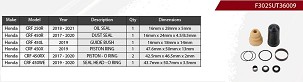 SHOWA SET ZA POPRAVKU AMORTIZERA ZADNJEG HONDA CRF 250 R '18-'21, CRF 450 R '17-'20, CRF 450 L '19, CRF 450 X '19, CRF 450 RX '17-'20, CRF 450 WE '19-'20, (SERVICE KIT)