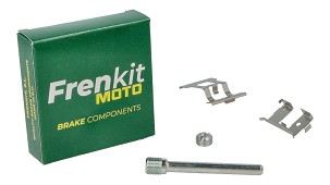 FRENKIT MOTO 2026/05 KOMPLET PLOČICA ZA FIKSIRANJE, KLINOVA I OSIGURAČA KOČIONE ČELJUSTI NISSIN PREDNJA KAWASAKI J 125 '16-'22, J 300 '14-'22, YAMAHA X-MAX 125 '10-'18, X-MAX 250 '10-'18, YP 125 R '10-'13, YP 250 R '05-'07