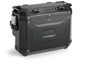 KAPPA KOFER BOČNI 33L MONOKEY CAM SIDE KVGS33B K'VOYAGER ALUMINIJUMSKI BOJA CRNA ANODIRANI - USEČEN