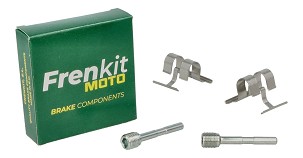FRENKIT MOTO 2026/05 KOMPLET PLOČICA ZA FIKSIRANJE, KLINOVA I OSIGURAČA KOČIONE ČELJUSTI NISSIN PREDNJA KAWASAKI GTR 1400 '07-'16, ZX-14R NINJA '13-'20, ZX-6R NINJA '05-'12, ZX-6R 636 '13-'17, Z 1000 '03-'11, ZZ-R 1400 '06-'11