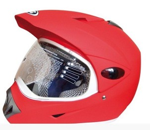 ARC RASPRODAJA KACIGA DUAL CROSS SA VIZIROM A708 MAT CRVENA VELIČINA S