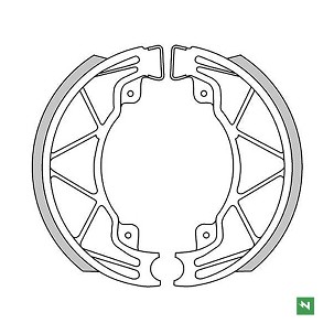 NEWFREN PAKNE KOČIONE APRILIA SCARABEO 50/100 04-12 , SR 125/150 99, DERBI BOULEVARD, PIAGGIO FLY 50/125, LIBERTY 50/125 (140X25MM)