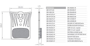 BRENTA BIKE PLOČICE KOČIONE BICIKLISTIČKE ORGANIC SPORT SA RADIATOREM MTB / SZOSA / ELEKTRIČNI ZA SHIMANO DURA ACE BR-R9170, ULTEGRA BR-R8070, XTR BR-M9100, BR-RS805 (PROMOCIJA)