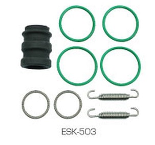 ACCEL SET ZAPTIVANJA IZDUVNOG SISTEMA 2T (OPRUGE, ORINGI I ČAURA GUMENA) KTM 125/150/200 '00-'10, HUSQVARNA TC/TE 125 '14-, TE 150 '17-,