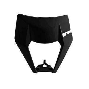 POLISPORT ŠTITNIK LAMPE PREDNJI KTM EXC/EXC-F/XC-W/XC-FW 125/150/200/250/300/350/450 '20-'23 BOJA CRNA
