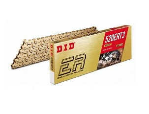 DID LANAC POGONSKI 520ERT3GG-94 (94-KARIKA) BEZ O-RINGOVA ZLATNA / ZLATNA (OTVOREN + SPOJNICA) - ZAMENJUJE 520ERT2