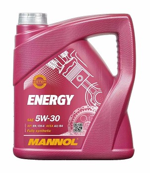 MANNOL AUTOMOBILSKO MOTORNO ULJE 5U30 ENERGY 4 LITARA (7511) (SINTETIČKO)