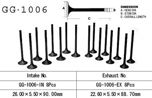 VESRAH IZDUVNI VENTIL HONDA CB 900F 79-83 (SC01, SC09), CB 1100F/R 82-85 (OEM: 14721-438-000) (1KOM.) (MADE IN JAPAN)