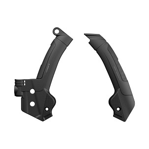 POLISPORT ŠTITNICI RAMA (KOMPLET) HUSQVARNA FC/TC/FX/TX '23-'26;TE/FE '24-'26 BOJA CRNA