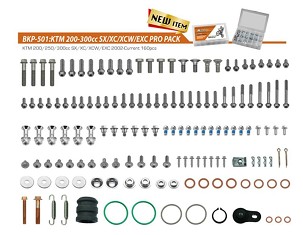 ACCEL KOMPLET ŠRAFOVA PRO PACK FACTORY 2T (VELIKI) KTM SX/XC/XC-W/EXC 200/300 '02,