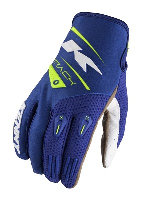 KENNY RACING RUKAVICE CROSS/ENDURO MODEL TRACK KID/JUNIOR NAVY/NEON YELLOW BOJA PLAVA/ŽUTA FLUO VELIČINA XXL (10 LAT)