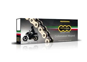 REGINA LANAC POGONSKI 428EB-ORO (134 KARIKA) STREET ZA 125 CCM ZLATNA (126EB-ORO/009) (BEZ O-PRSTENOVA)