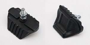 M.C. DRŽAČ GUME 2,15 ZALANY GUMOM (CRNA)