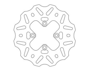 MOTO-MASTER DISK KOČIONI ZADNJI NITRO KTM SX 65 '00-'22 , HUSQVARNA TC 65 '17-'22 , GASGAS MC 65 '21-'22