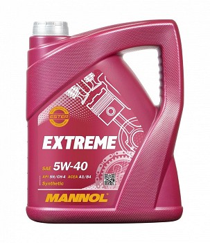 MANNOL AUTOMOBILSKO MOTORNO ULJE 5U40 EXTREME 5 LITARA (7915) (SINTETIČKO)