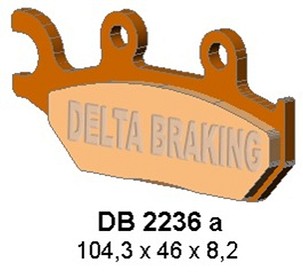 DELTA BRAKING PLOČICE KOČIONE KH645 CAN AM MAVERIC 1000 DESNI - ZAMENJUJU DB2236MX-D I DB2236QD-D