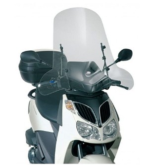 KAPPA VIZIR KYMCO / SYM / PEUGEOT / YAMAHA / APRILIA / HONDA PROVIDNA 66 x 67 CM - BEZ NOSAČA