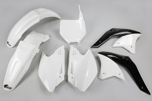 UFO KOMPLET PLASTIKE KAWASAKI KXF 250 '07 BOJA BELA (KA208E047) - RASPRODAJA