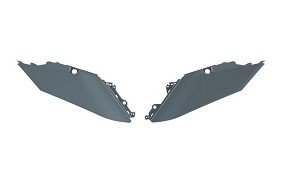 RACETECH (RTECH) ZADNJE BOČNE PLASTIKE (LEVI/DESNI) T7 REVOLUTION YAMAHA TENERE 700 '19-'24 BOJA SIVA