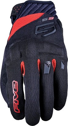 FIVE GLOVES RUKAVICE TEKSTILNE RS3 EVO BOJA CRNA / CRVENA VELIČINA XXL 12