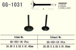 VESRAH IZDUVNI VENTIL HONDA TRX 350 RANCHER '00-'06 (1 NA VOZILO) (OEM: 14721-HN5-671,14721-HN5-M00) (1KOM.) (MADE IN JAPAN)