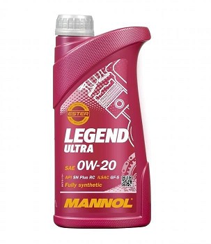 MANNOL AUTOMOBILSKO MOTORNO ULJE 0U20 LEGEND ULTRA SN PLUS RC 1 LITR (7918) (SINTETIČKO)