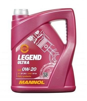 MANNOL AUTOMOBILSKO MOTORNO ULJE 0U20 LEGEND ULTRA SN PLUS RC 5 LITARA (7918) (SINTETIČKO)