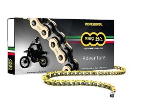 REGINA LANAC POGONSKI 520ZRE (102 KARIKA) Z-RING ENDURO ZA 650CCM (ZLATNA) (ZAPINKA+ZAKIVAK PUNA+ ZAKIVAK ŠUPLJA) (135ZRE/1020)