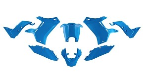 RACETECH (RTECH) KOMPLET PLASTIKE (BEZ PREDNJEG BLATOBRANA) T7 REVOLUTION YAMAHA TENERE 700 '19-'24 BOJA SVETLA PLAVA