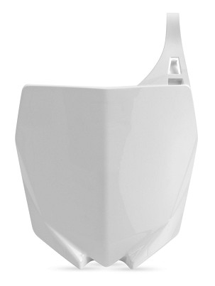 POLISPORT BROJČANA TABLICA (PLASTRON) YAMAHA YZ 125/250 15-'21; YZ 250F '10-'18; YZ 450F '10-'17 BOJA BELA