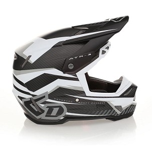 6D HELMETS KACIGA CROSS/ENDURO MODEL ATR-3 RIVAL MATTE WHITE FIM (FRHPhe-02) BOJA BELA VELIČINA L
