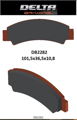 DELTA BRAKING PLOČICE KOČIONE KH726 CF MOTO C-FORCE 400/450/500/600 '17-21, Z-FORCE 950/1000 '18-21, U-FORCE 1000 '19-21 PREDNJI L/P
