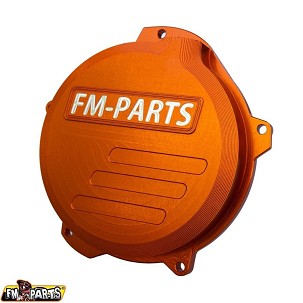 FM-PARTS POKLOPAC KVAČILA (DEKIEL) OJAČAN CNC 6082 ALUMINIUM KTM / HUSQVARNA / GAS GAS 250/300 '24 TBI BOJA NARANDŽASTA